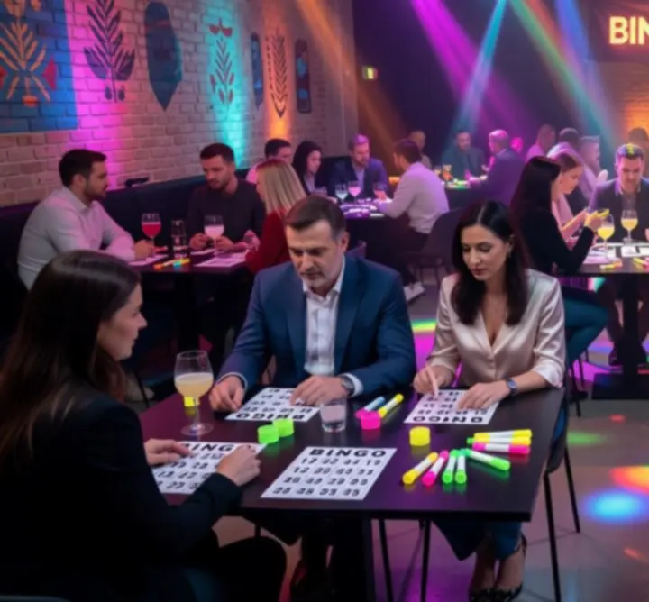 Uczestnicy wieczoru bingo w klubie KLUB CIRCLE ZONE