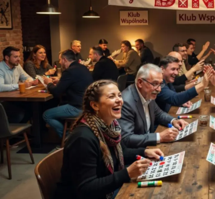 Tematyczny wieczór bingo w Polsce w klubie KLUB CIRCLE ZONE